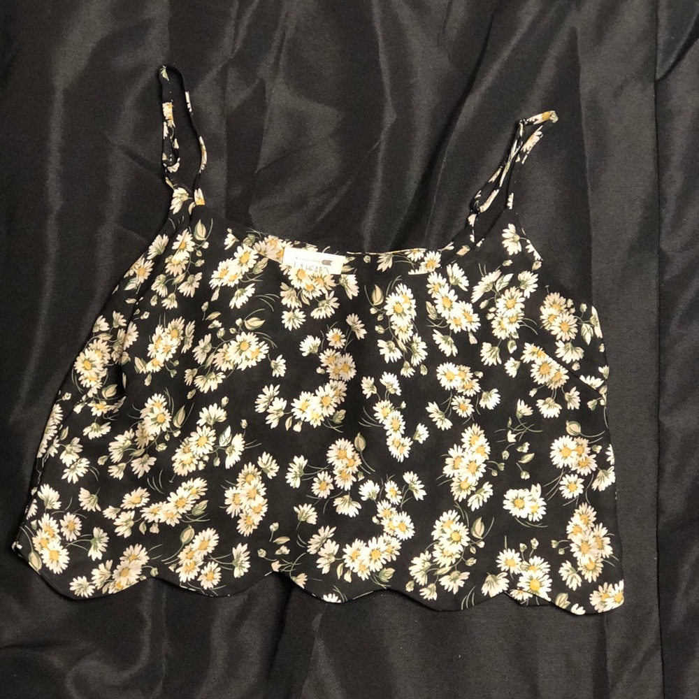 Flower crop top